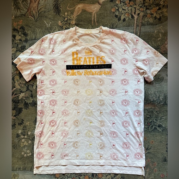 STELLA McCARTNEY YELLOW SUBMARINE T-SHIRT MEDIUM - Picture 1 of 3